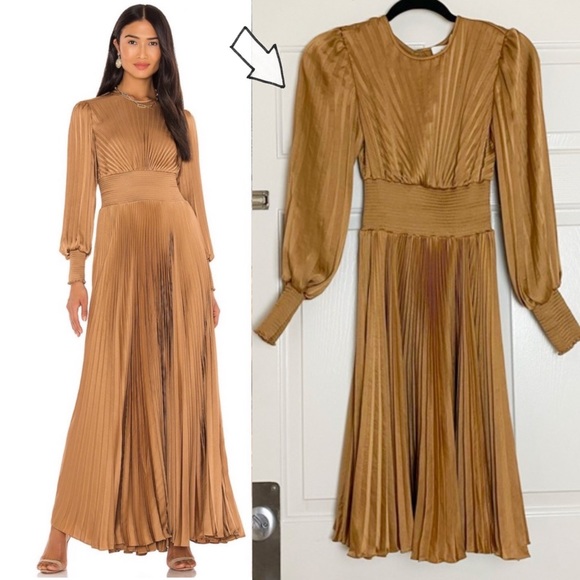 A.L.C. Leah II Mini Dress in Toffee Brown Size 0 - Picture 1 of 11